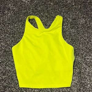 Selling: yellow Athleta athletic top size: S color: yellow